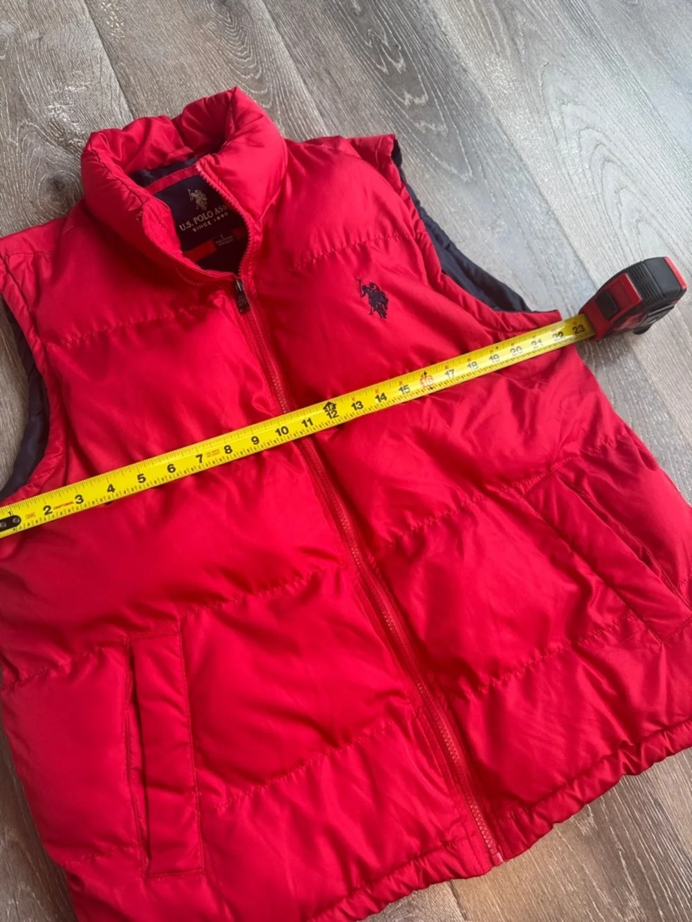 Polo by Ralph Lauren Red Quilted Puffer Vest 0410